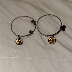 Mickey Mouse and Minnie Charm Bracelets